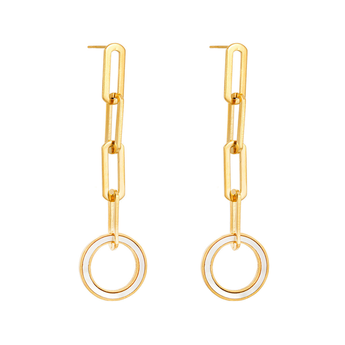 Lapping chain earrings TrendyRush