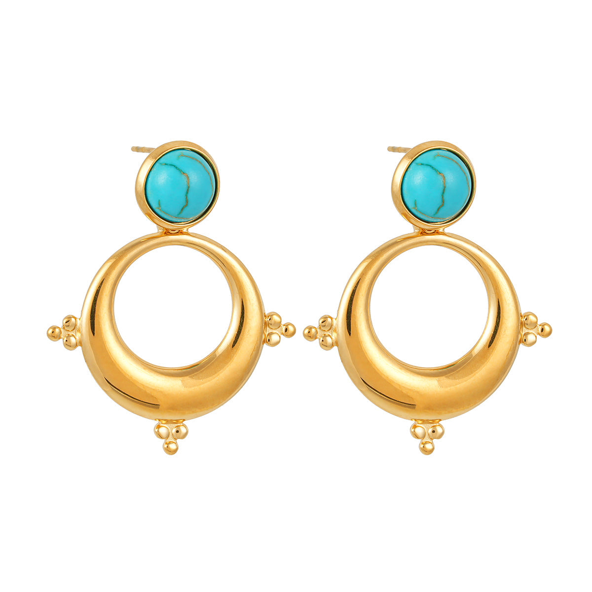Ring turquoise earrings TrendyRush