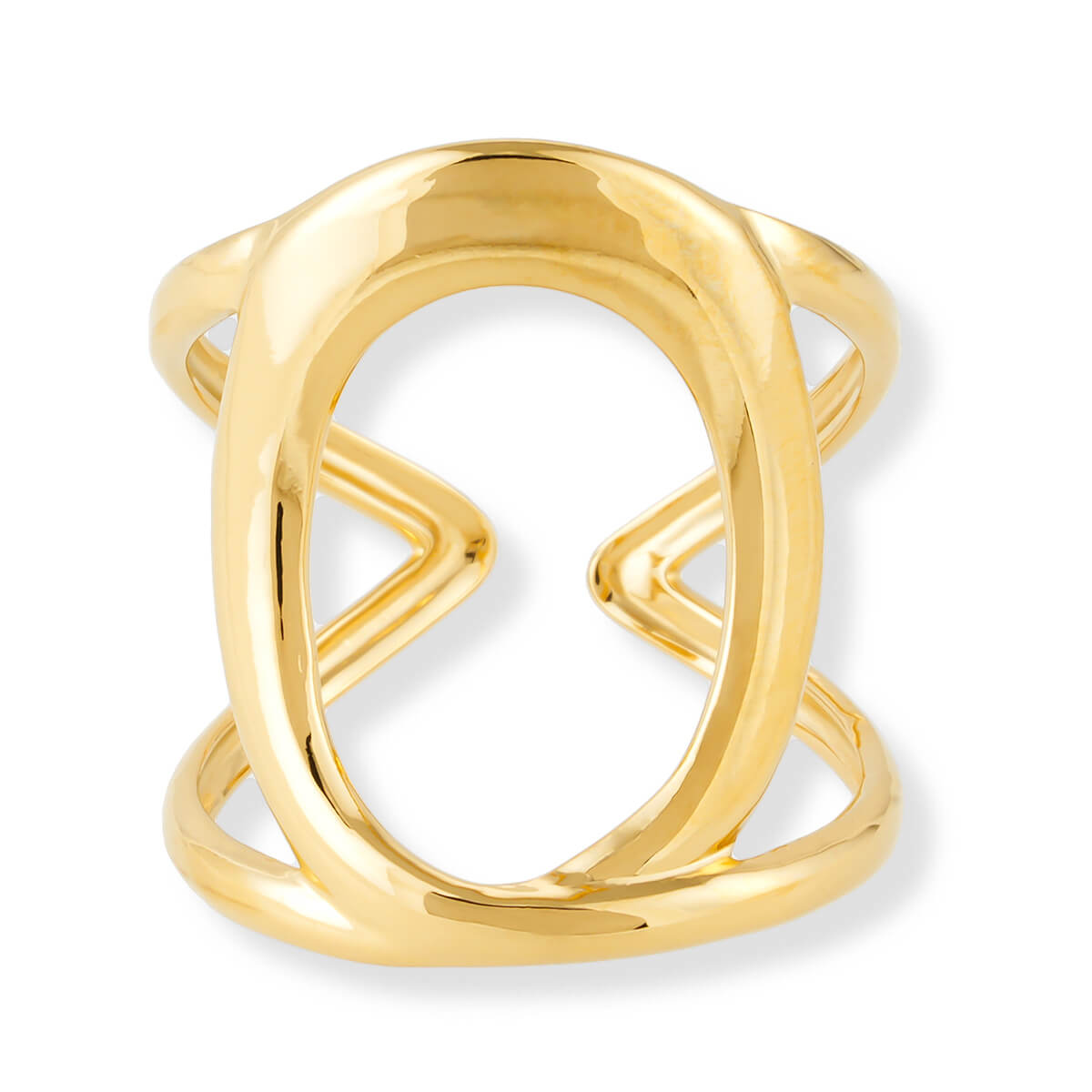 Oval hollow ring TrendyRush