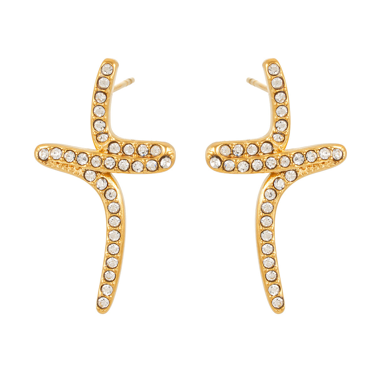 Unique cross earrings TrendyRush