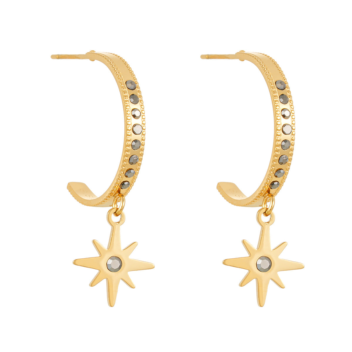 Star drop earrings TrendyRush