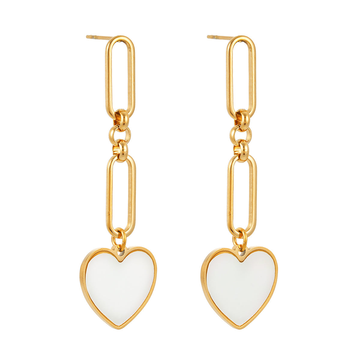 Heart pendant earrings TrendyRush
