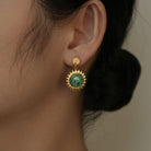 Sun turquoise earrings TrendyRush