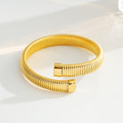 Cable Wire Cuff Bracelets TrendyRush