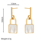 Lock pendant earrings TrendyRush