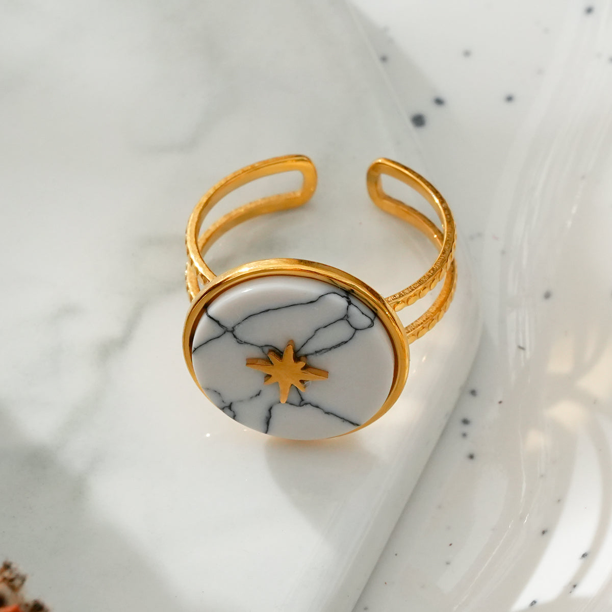 marble star ring TrendyRush