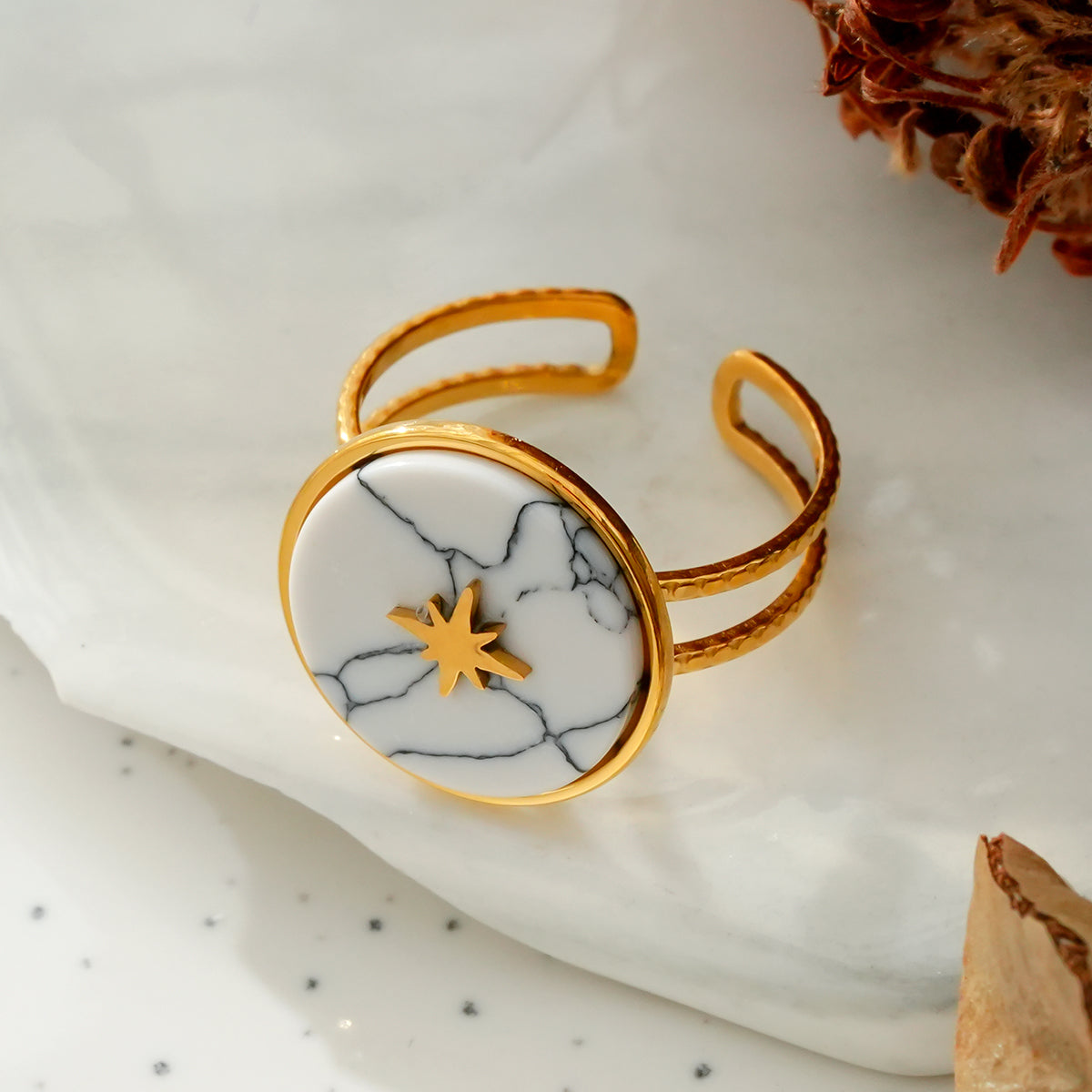 marble star ring TrendyRush