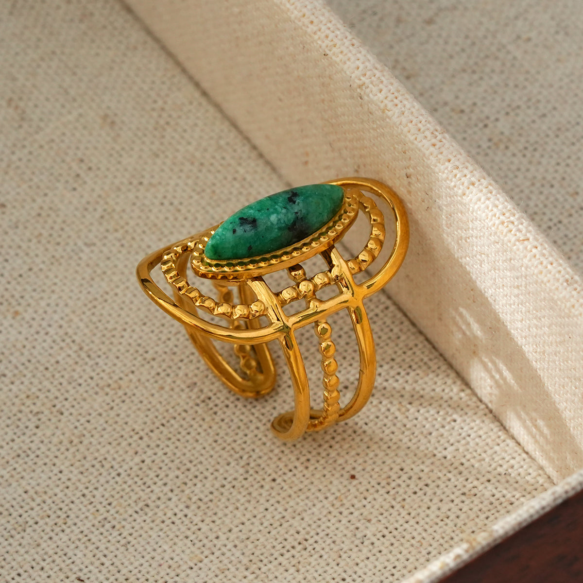 malachite  ring TrendyRush