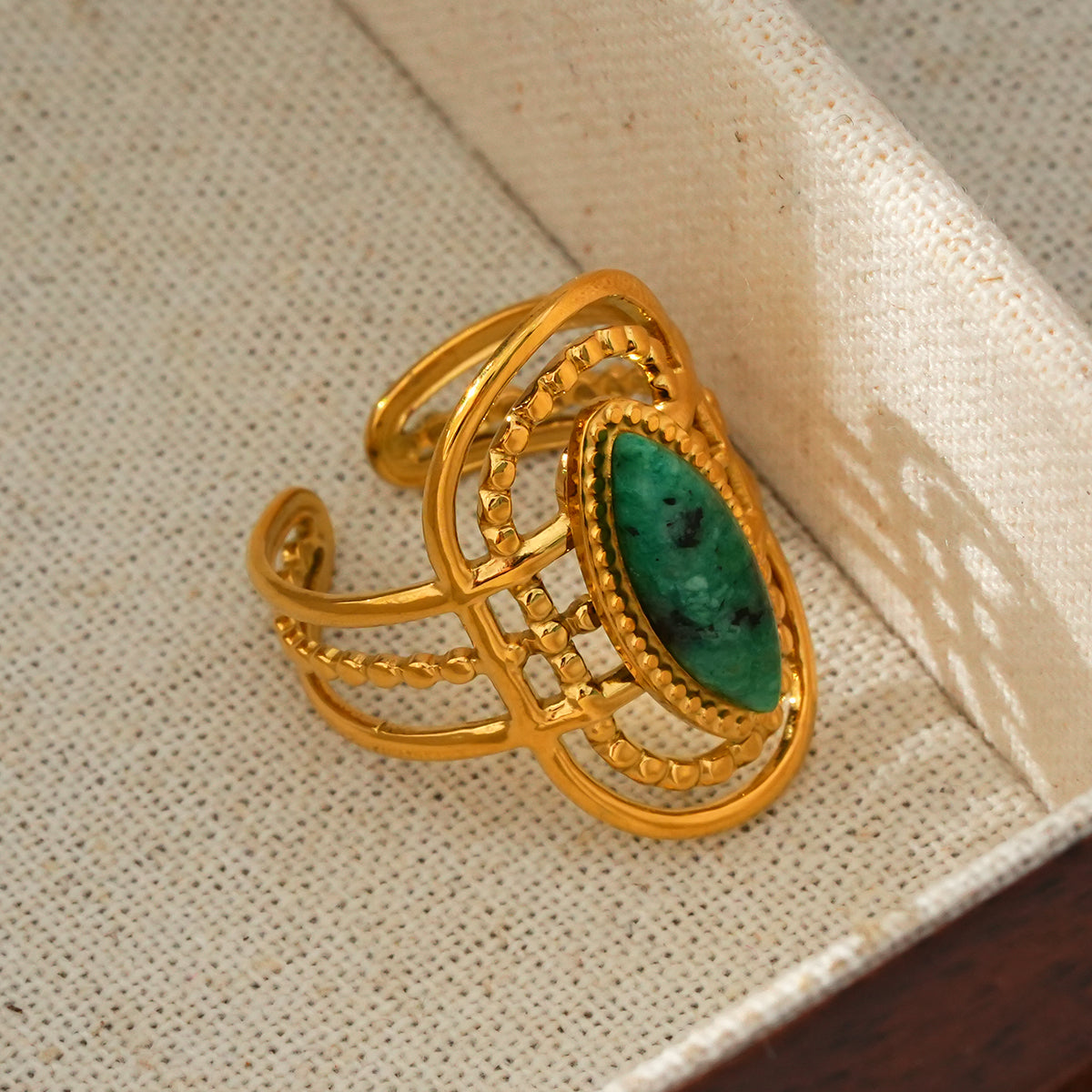malachite  ring TrendyRush