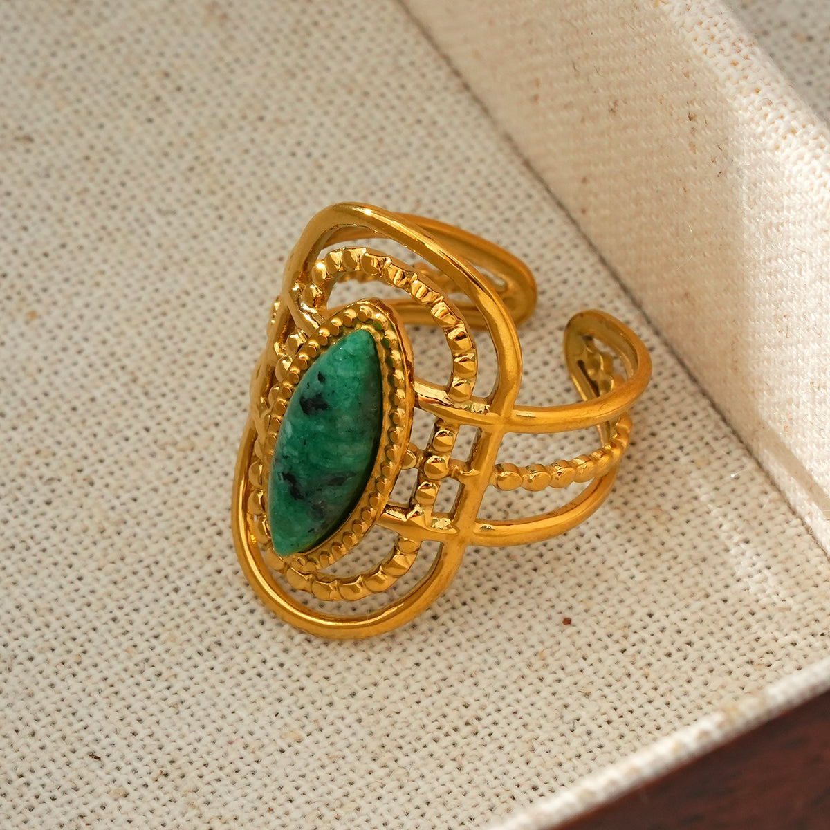 malachite  ring TrendyRush