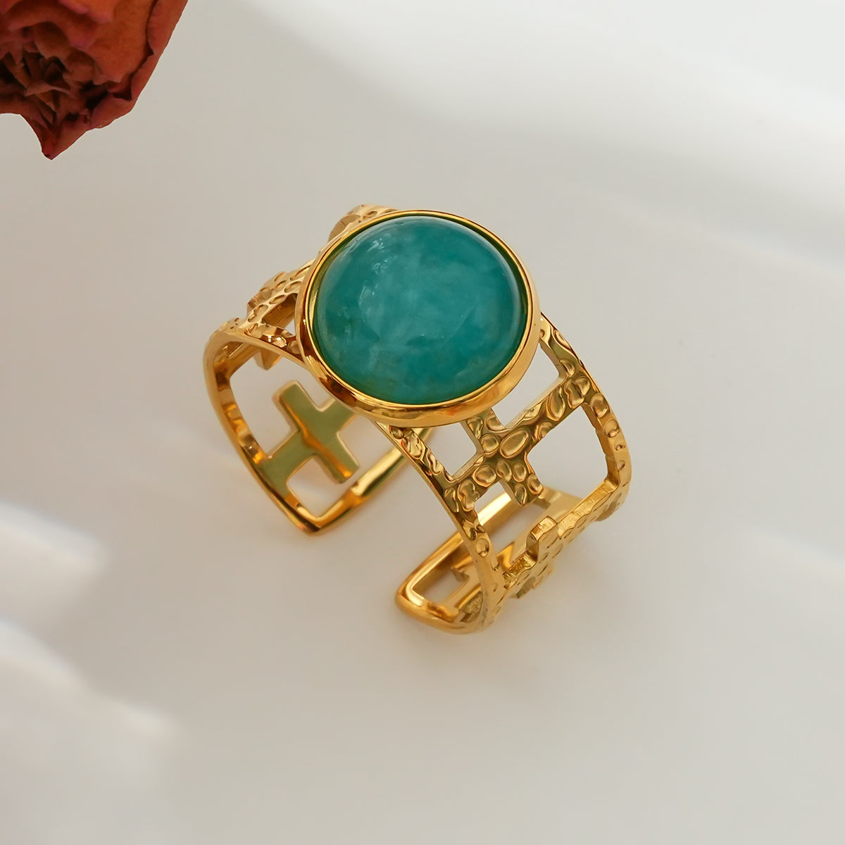 round malachite ring TrendyRush
