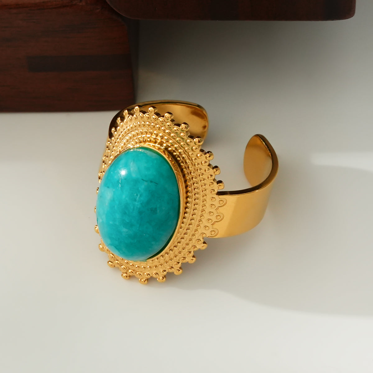 natural turquoise ring TrendyRush