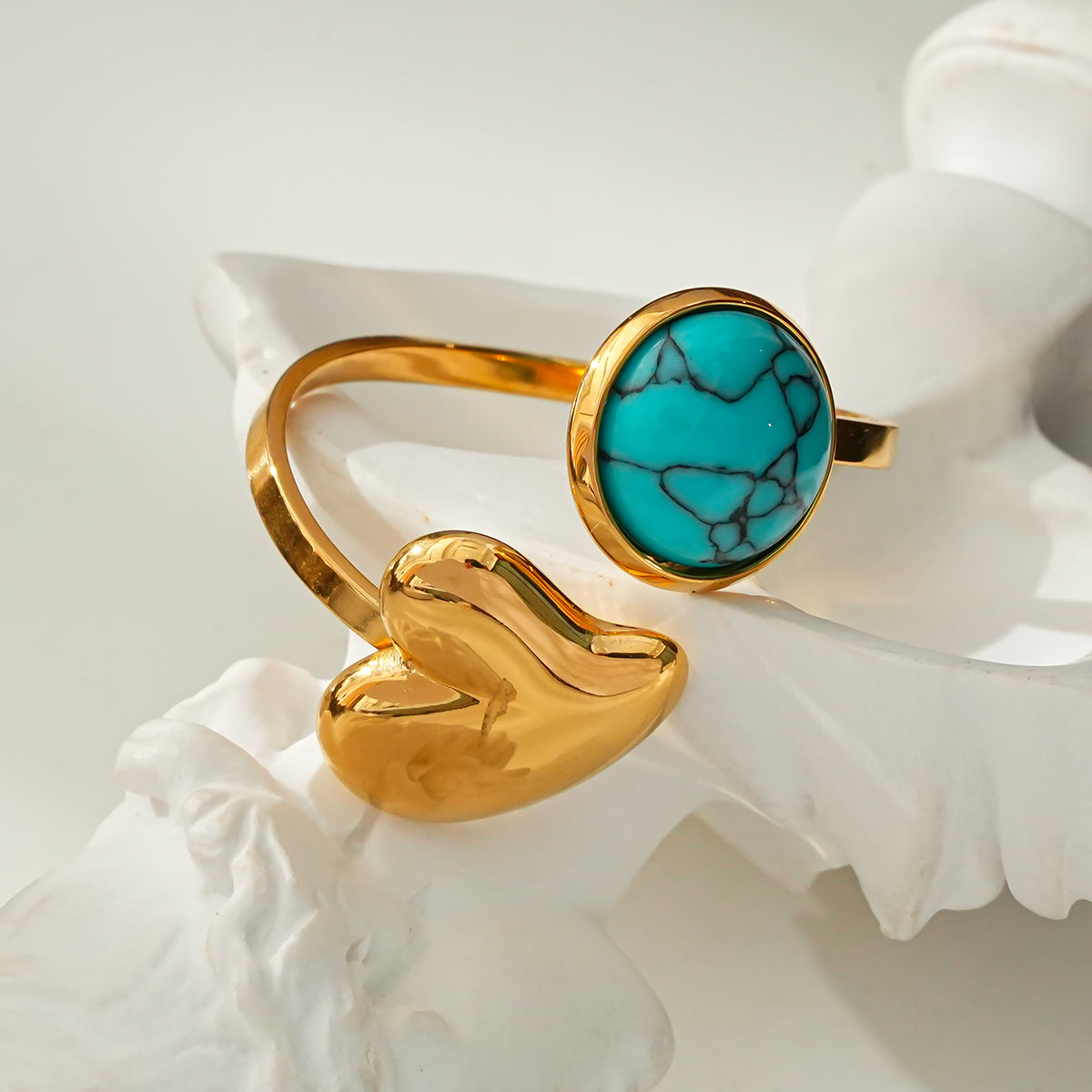 Turquoise blue  ring TrendyRush