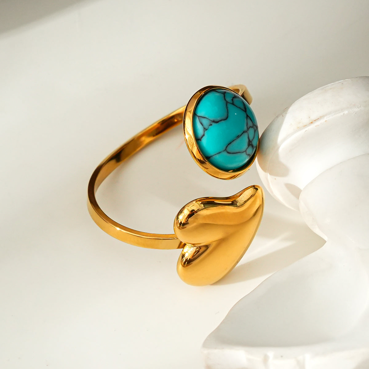 Turquoise blue  ring TrendyRush