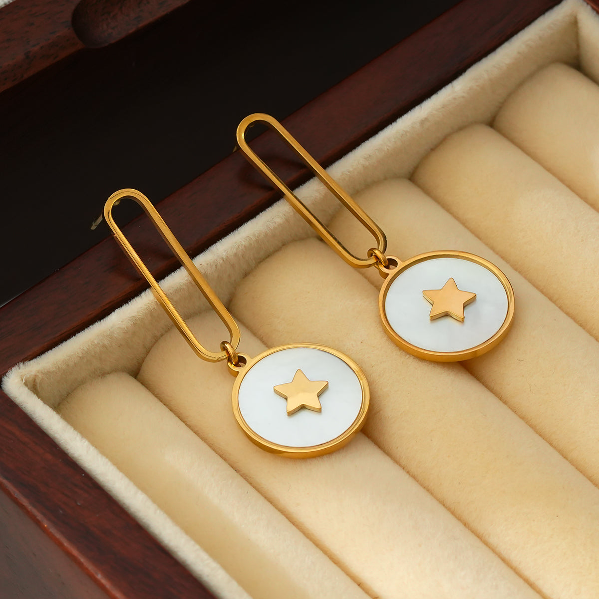 Star shell earrings TrendyRush