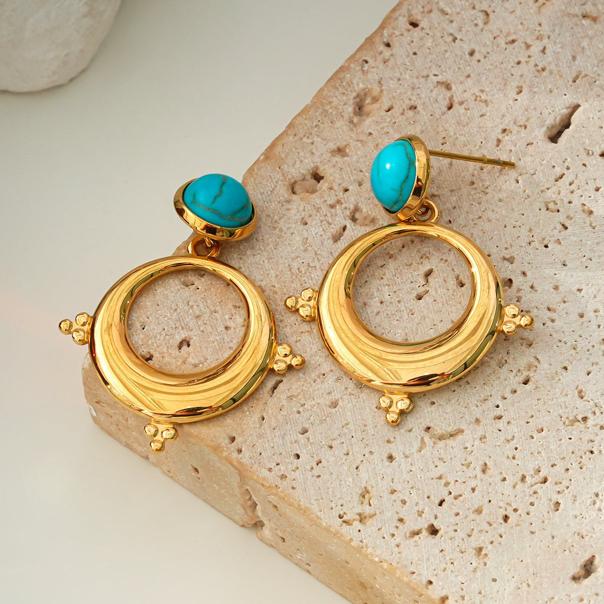 Ring turquoise earrings TrendyRush