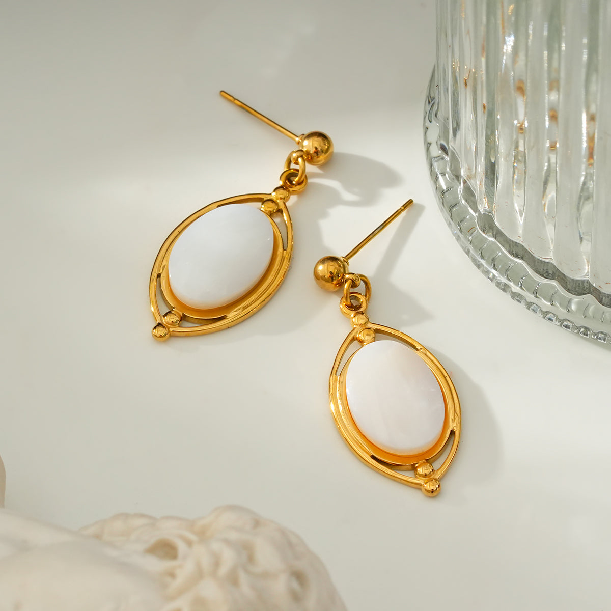 Elliptical Fritillaria earrings TrendyRush