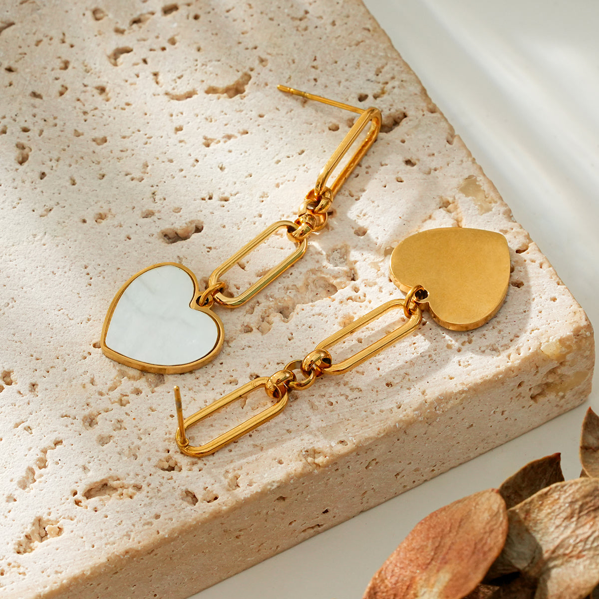 Heart pendant earrings TrendyRush