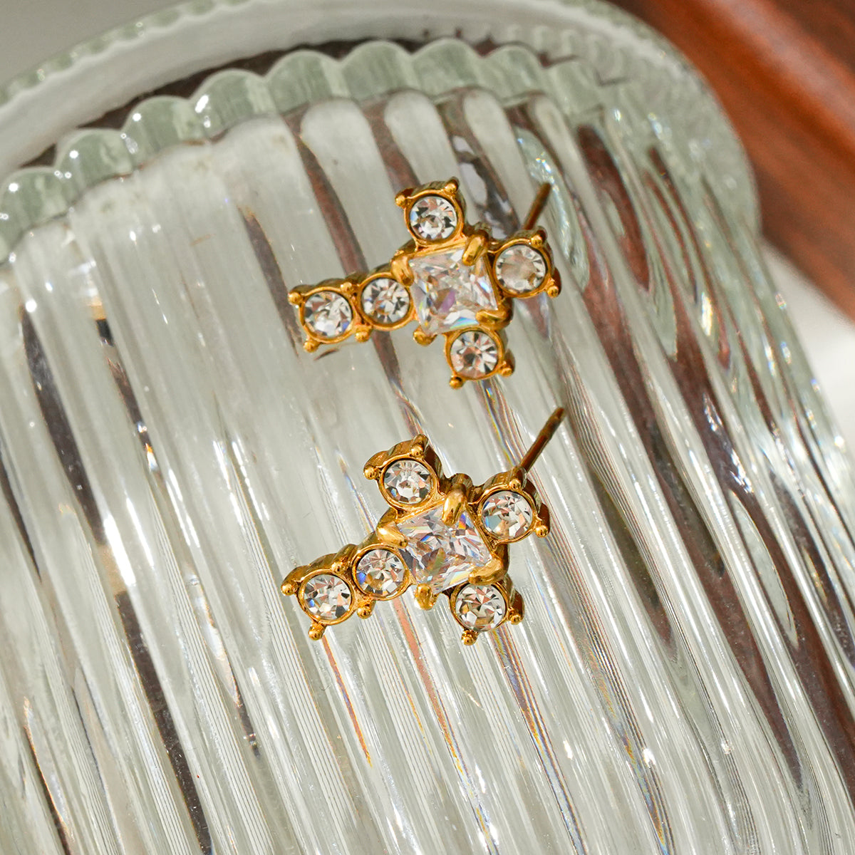 Cross earrings TrendyRush