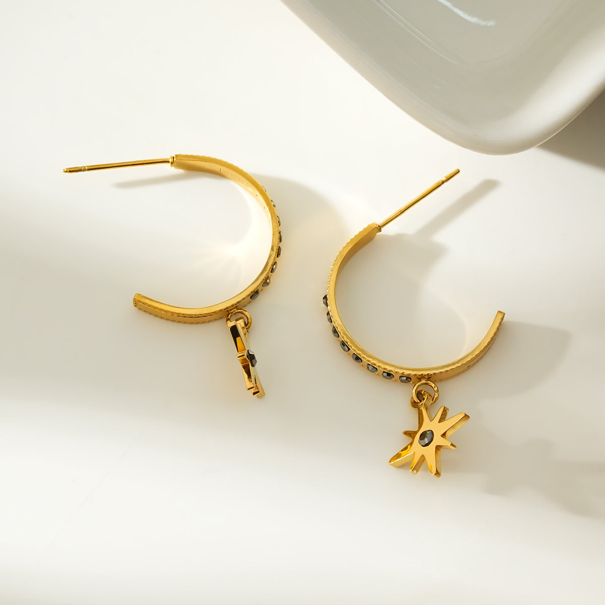 Star drop earrings TrendyRush