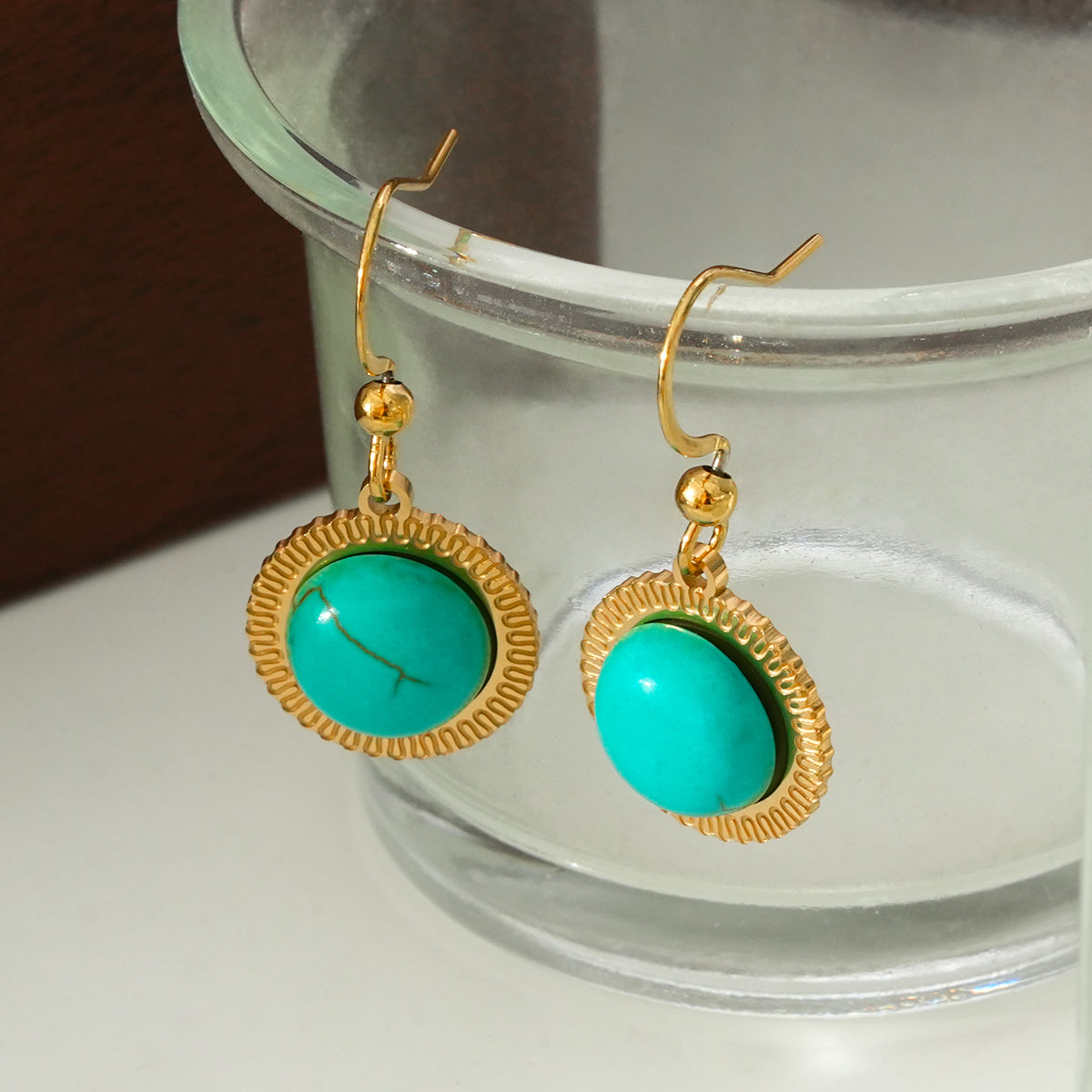 Blue pine earrings TrendyRush