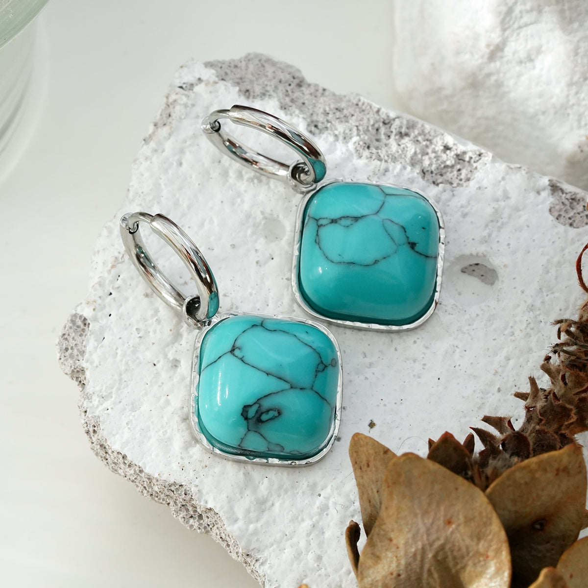 Teal earrings TrendyRush