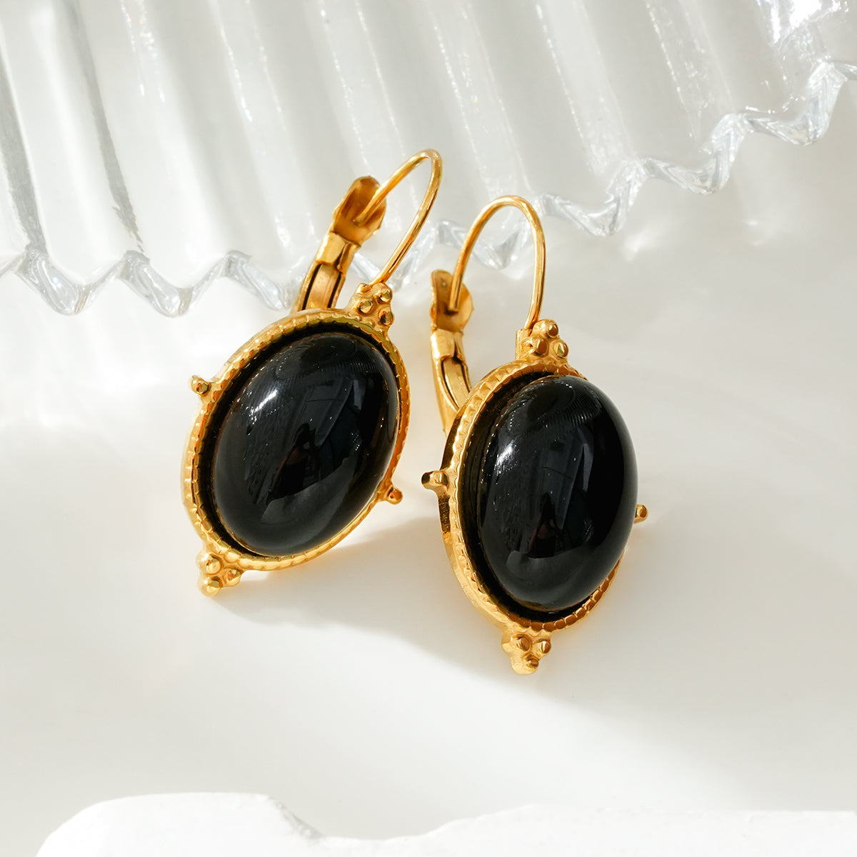 Mystery black earrings TrendyRush