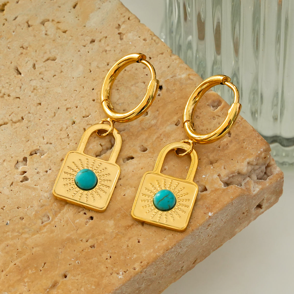 Sun lock earrings TrendyRush