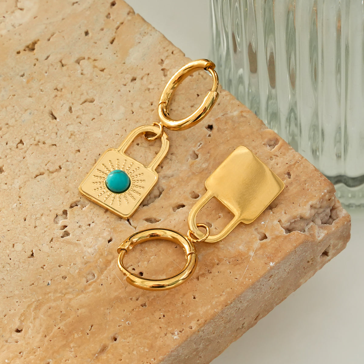 Sun lock earrings TrendyRush