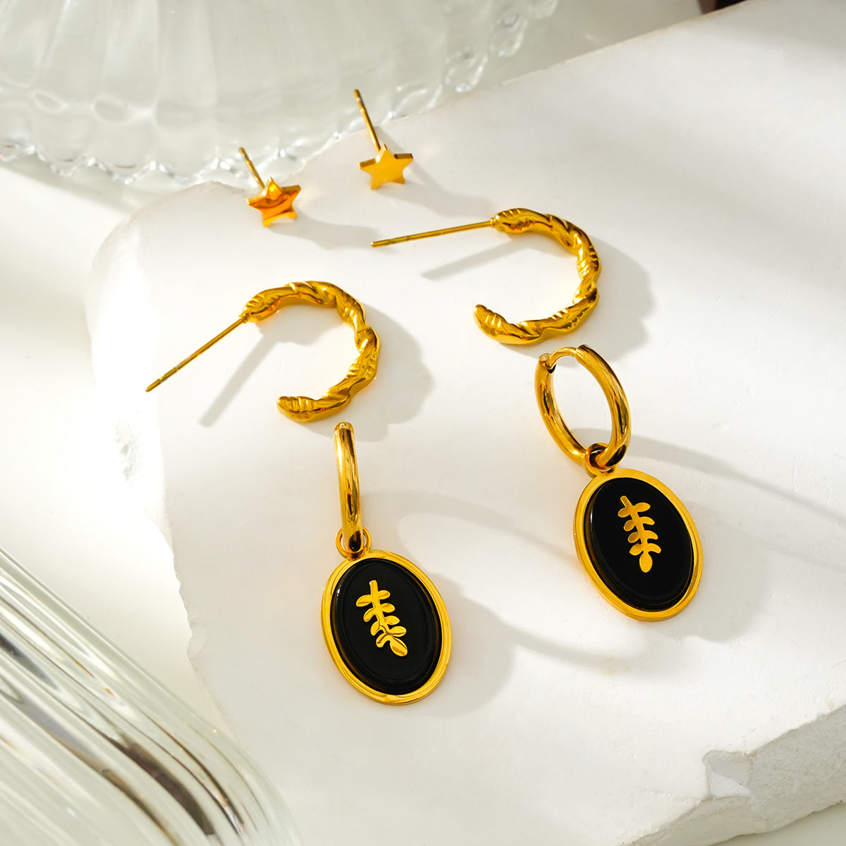 Three-hole earrings TrendyRush
