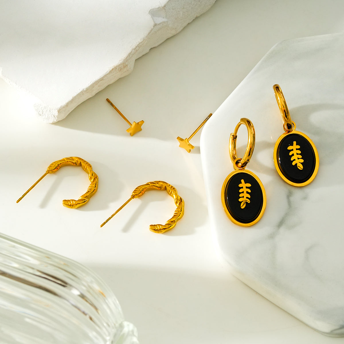 Three-hole earrings TrendyRush