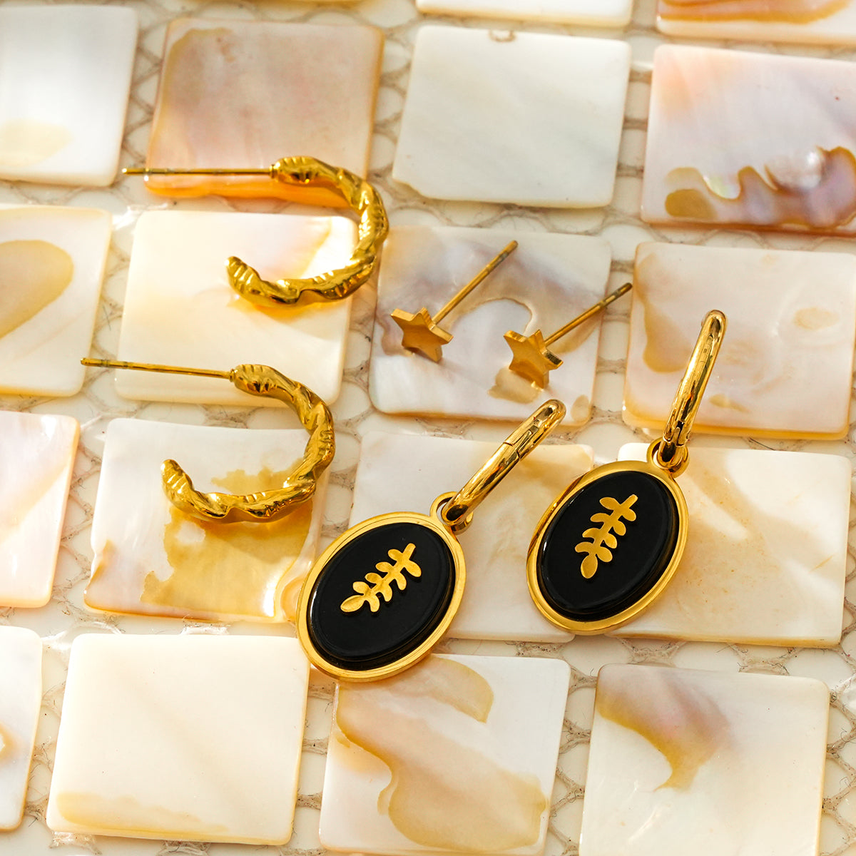 Three-hole earrings TrendyRush