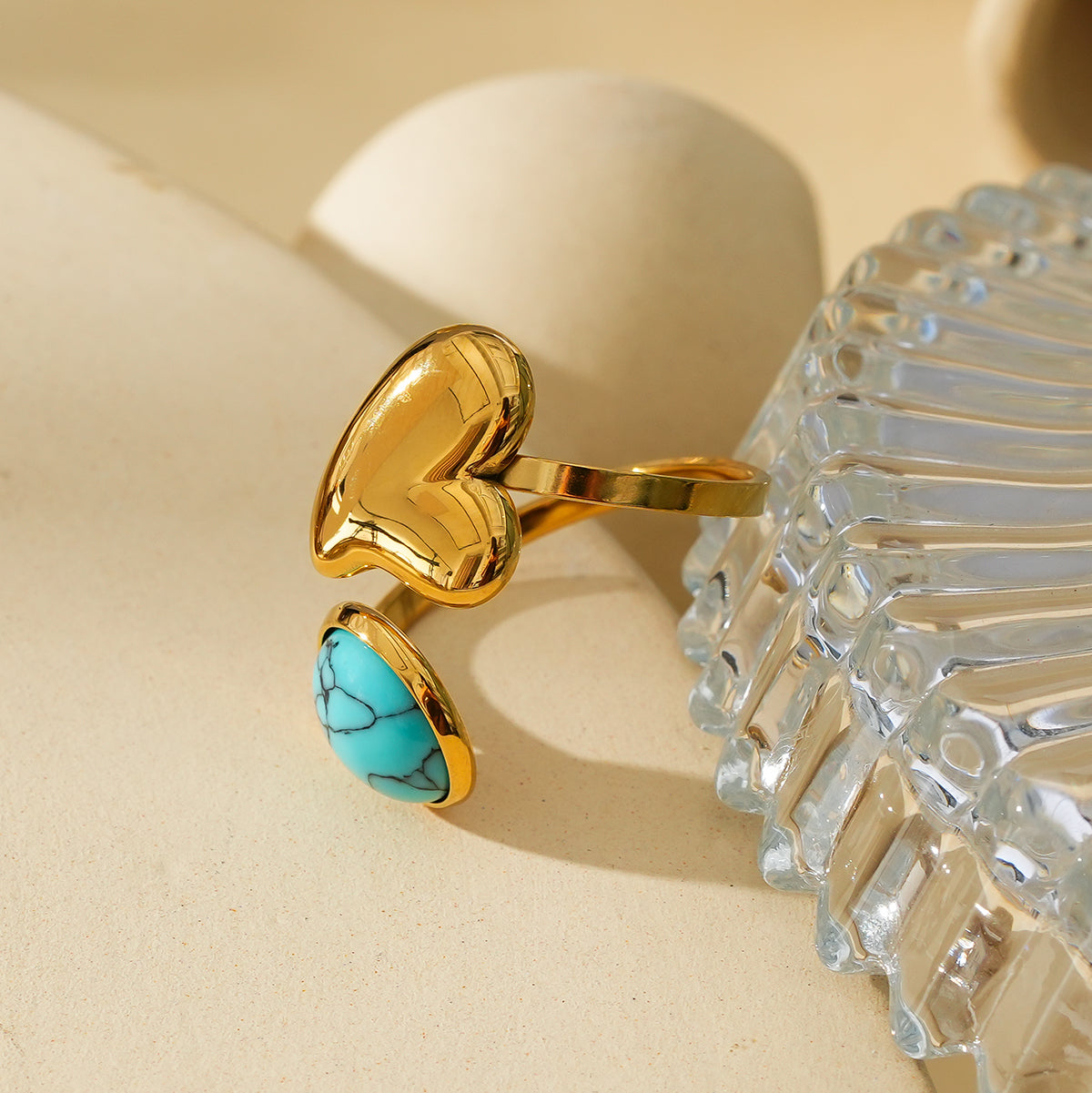 Turquoise blue  ring TrendyRush