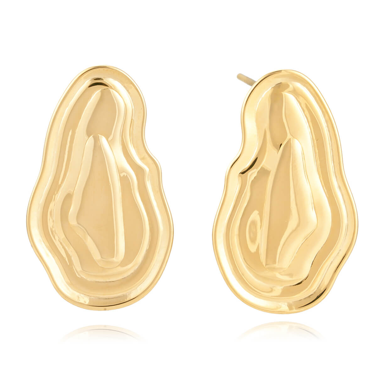 Trend  gold irregular earrings TrendyRush