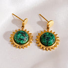 Sun turquoise earrings TrendyRush