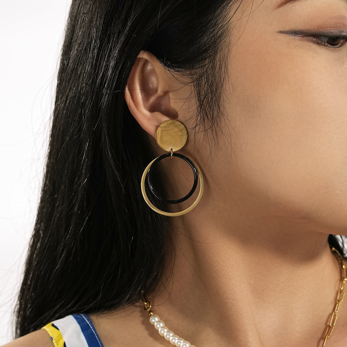 Double ring earrings TrendyRush