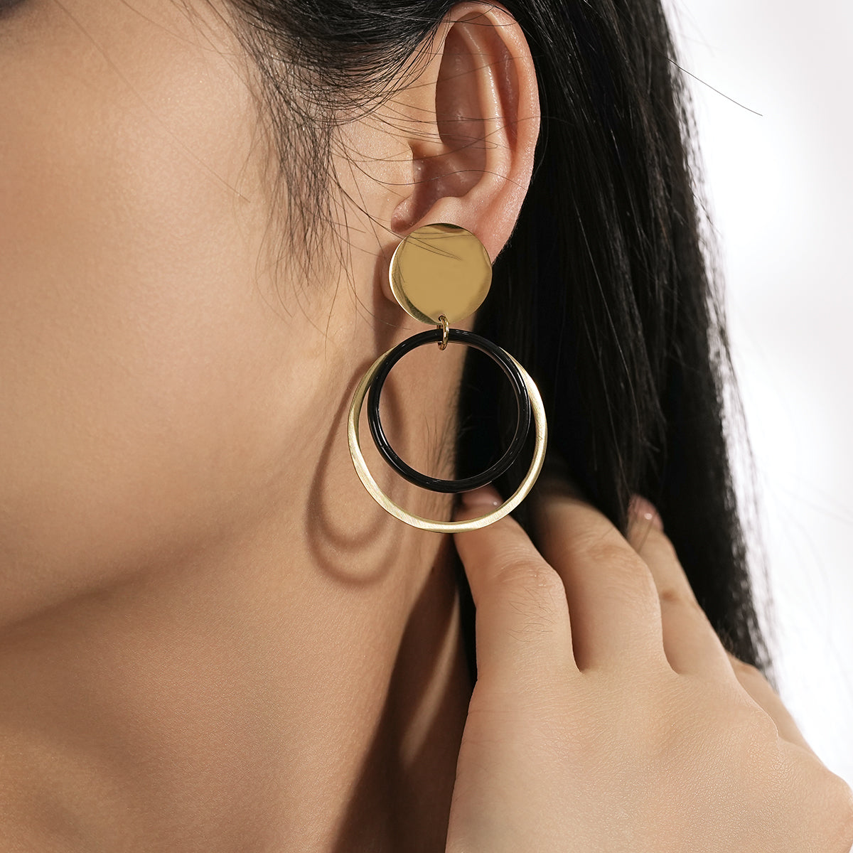 Double ring earrings TrendyRush