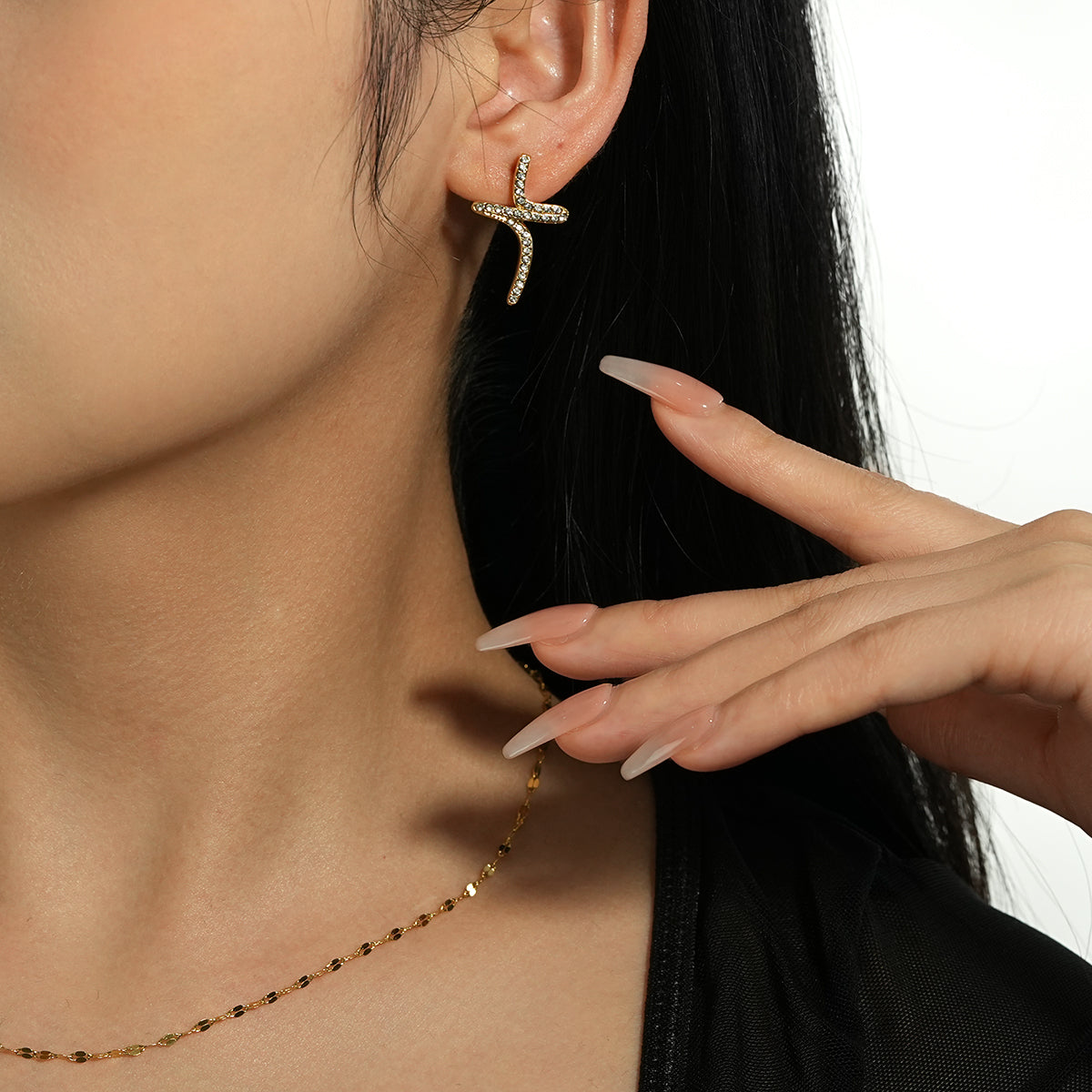 Unique cross earrings TrendyRush