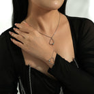 Heart shadow necklace TrendyRush