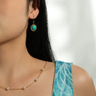 Blue pine earrings TrendyRush