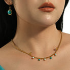 Blue pine earrings TrendyRush