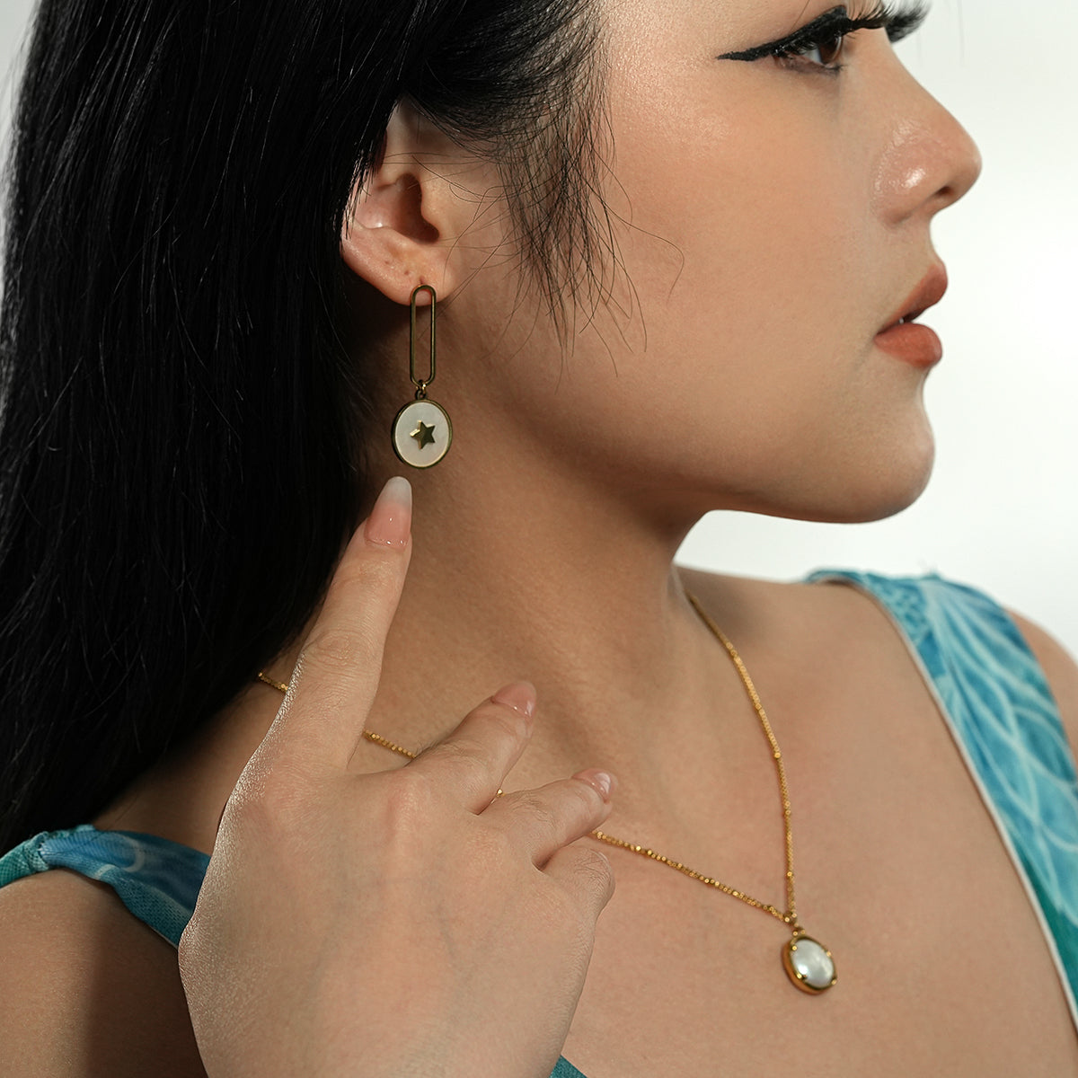 Star shell earrings TrendyRush