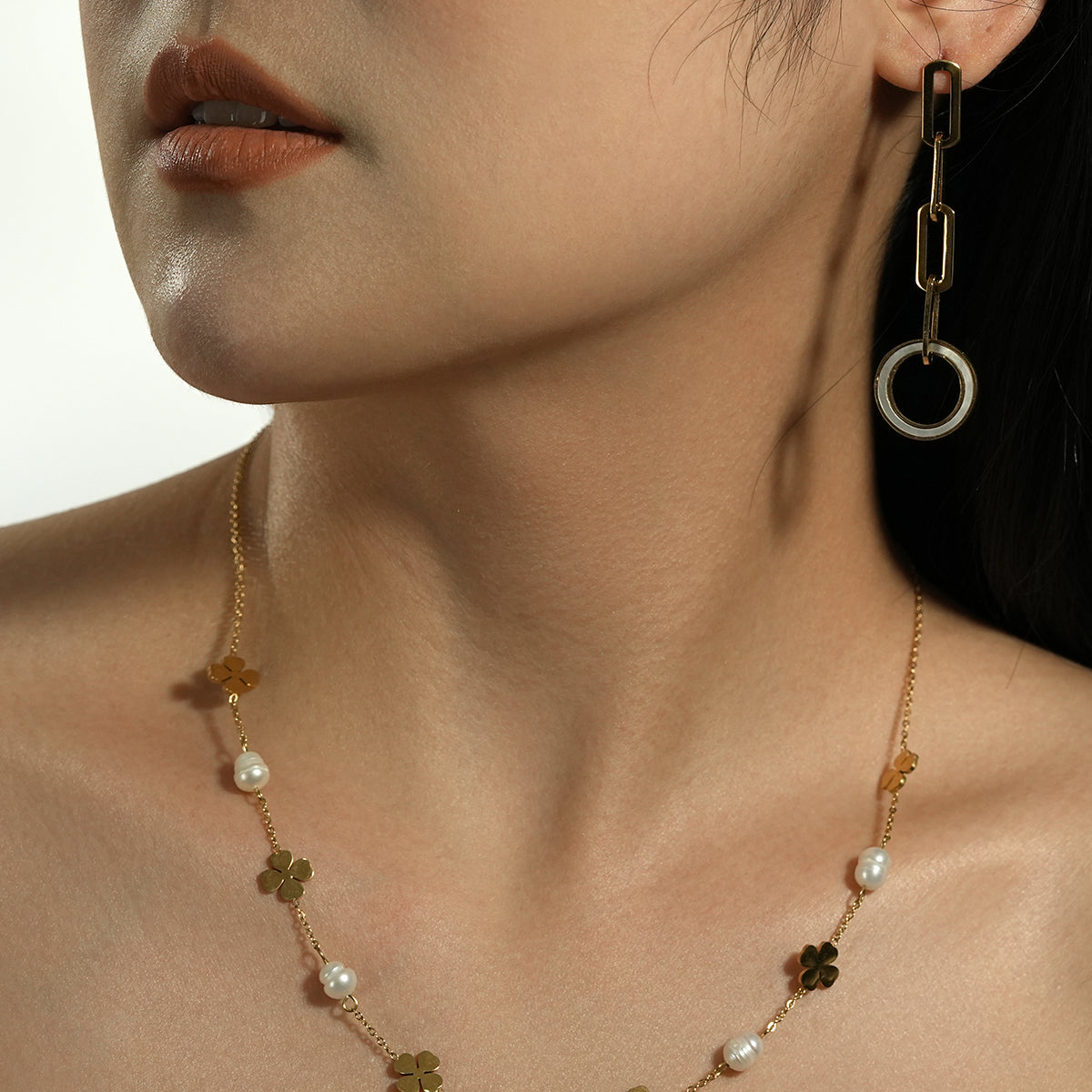 Lapping chain earrings TrendyRush