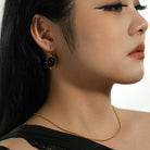 Mystery black earrings TrendyRush