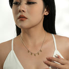 Leaf necklace TrendyRush