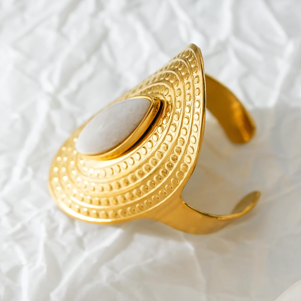 White oval ring TrendyRush