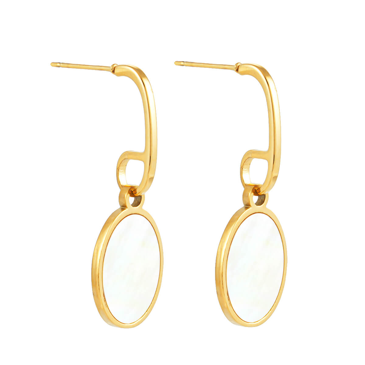 White fritillary earrings TrendyRush