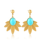Gold leaf earrings TrendyRush