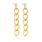 Chain zircon earrings TrendyRush
