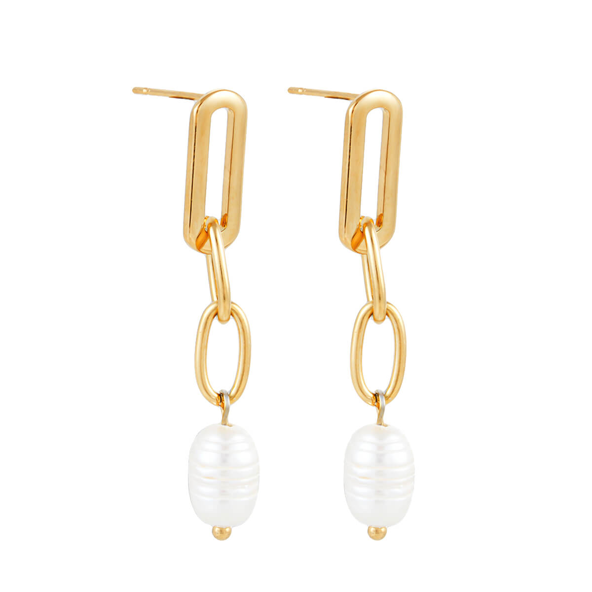 Pearl dangling earrings TrendyRush